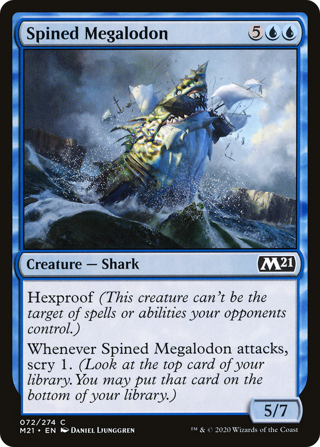 Spined Megalodon [Core Set 2021]