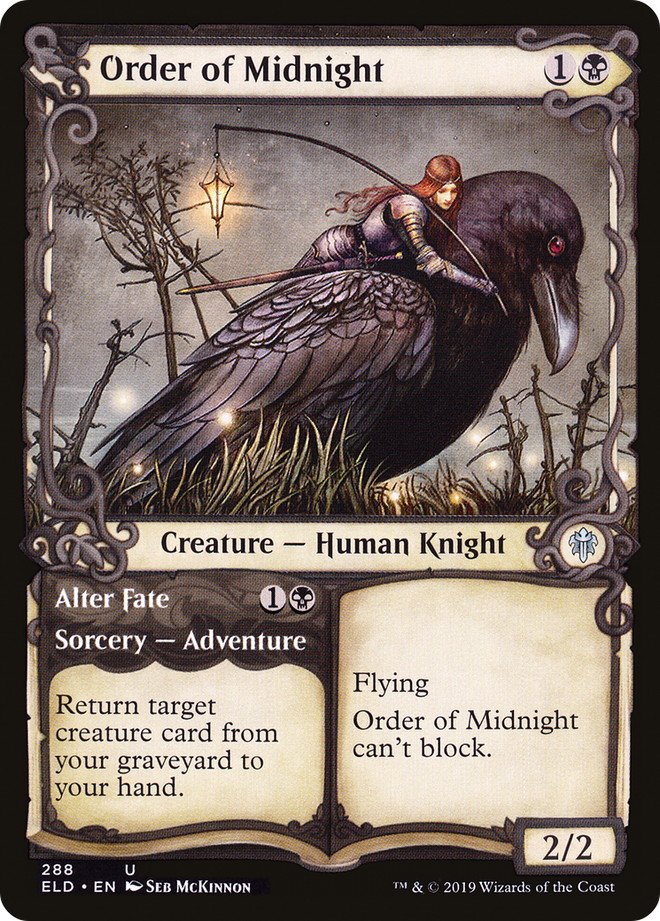 Order of Midnight // Alter Fate (Showcase) [Throne of Eldraine]
