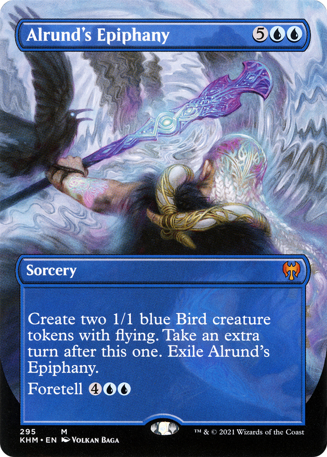 Alrund's Epiphany (Borderless) (KHM-295) - Kaldheim
