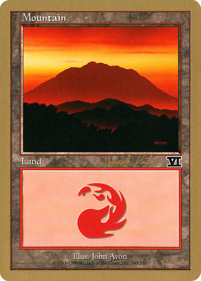 Mountain (jk343) (Janosch Kuhn) [World Championship Decks 2000]
