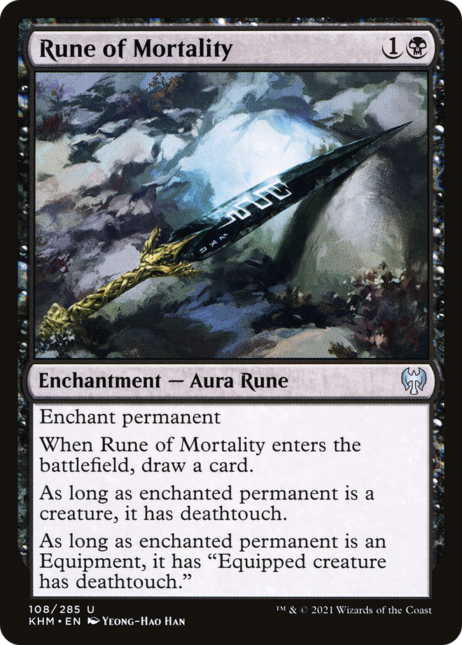Rune of Mortality [Kaldheim]