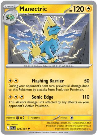 Manectric 024/084  ME05 Pitch Black - Uncommon