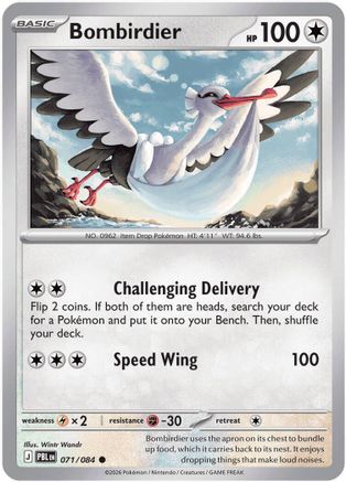 Bombirdier 071  - Reverse Holofoil ME05 Pitch Black - Common