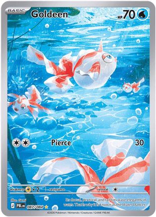 Goldeen 087/084  - Holofoil ME05 Pitch Black - Illustration Rare