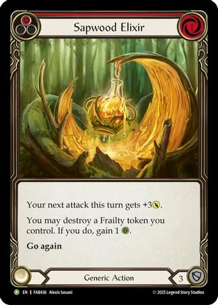 Sapwood Elixir - FAB436 (FAB436) - Flesh and Blood: Promo Cards Cold Foil
