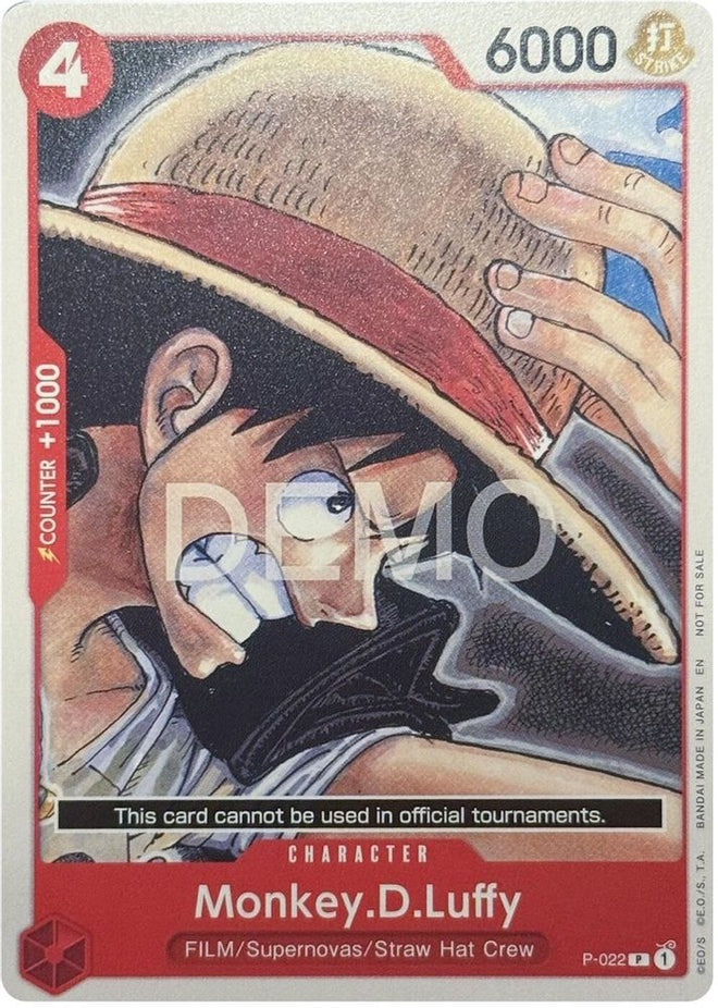 Monkey.D.Luffy - P-022 (P-022) - One Piece Demo Deck Cards