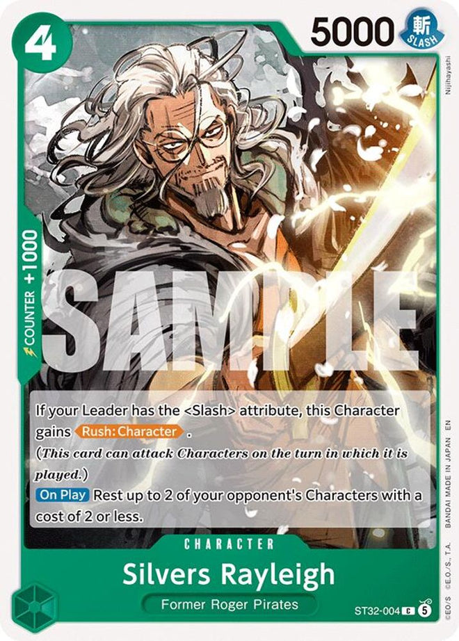 Silvers Rayleigh (ST32-004) - Starter Deck 32: GREEN Roronoa Zoro