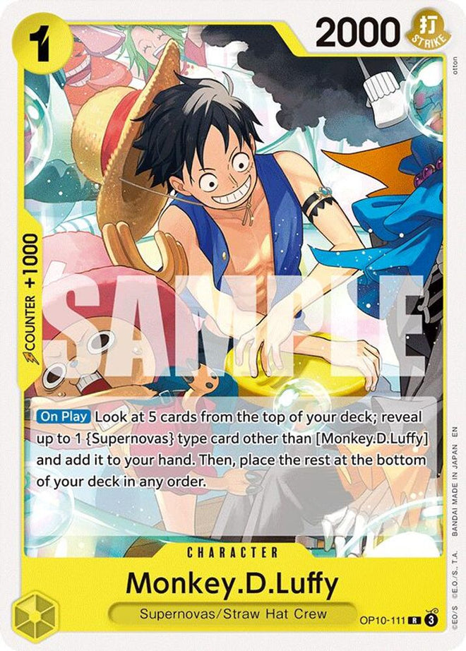 Monkey.D.Luffy (OP10-111) - Starter Deck 36: YELLOW Eustass"Captain"Kid