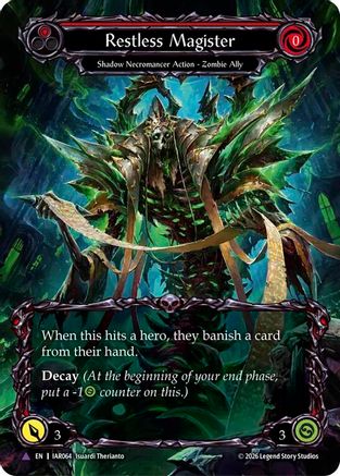 Restless Magister (Marvel) (IAR064) - Usurp the Shadow Throne Cold Foil