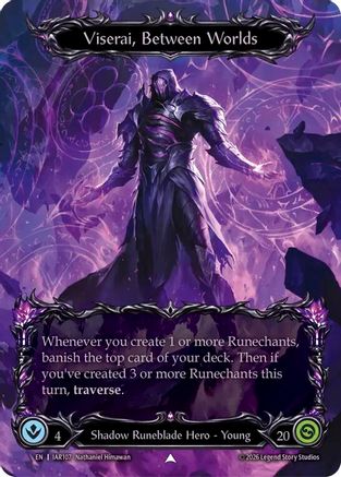 Viserai, Between Worlds (Marvel) (IAR107) - Usurp the Shadow Throne Cold Foil