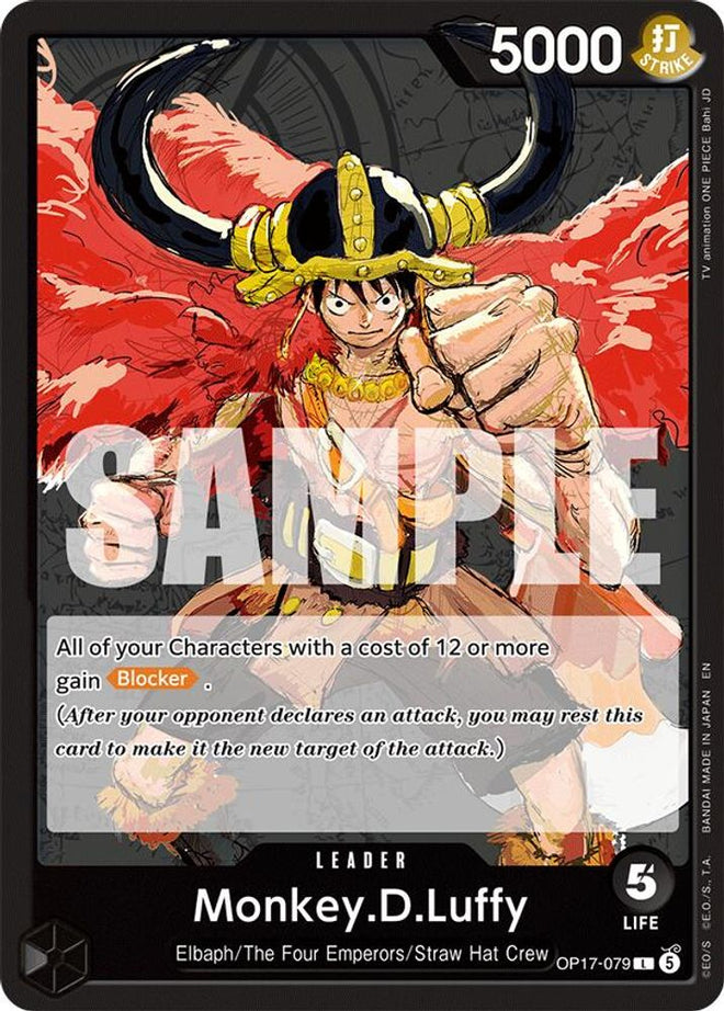 Monkey.D.Luffy (079) (OP17-079) - The World's Strongest Warriors