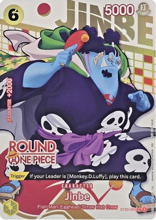Jinbe (Round 1 Promo) (ST29-005) - One Piece Promotion Cards Foil
