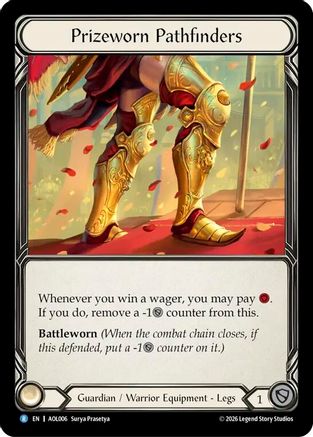 Prizeworn Pathfinders (AOL006) - Armory Deck: Olympia, Prized Fighter Rainbow Foil