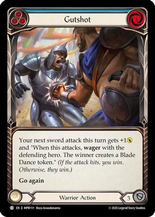 Gutshot (Blue) (MPW111) - Mastery Pack Warrior Rainbow Foil