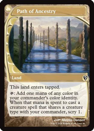 Path of Ancestry (Future Sight) (-080) - Mystery Booster Commander Edition Foil
