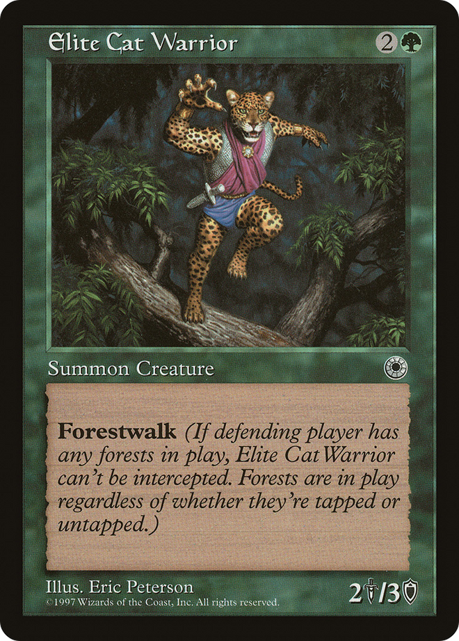 Elite Cat Warrior (No Flavor Text) [Portal]