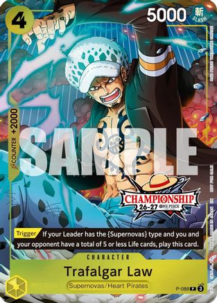 Trafalgar Law (CS 26-27 Event Pack) (P-088) - One Piece Promotion Cards Foil
