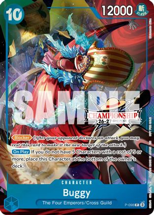 Buggy (CS 26-27 Event Pack) (P-098) - One Piece Promotion Cards Foil