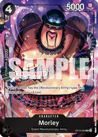 Morley (CS 26-27 Celebration Pack) (OP12-093) - One Piece Promotion Cards Foil
