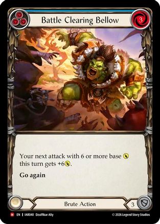 Battle Clearing Bellow (IAR040) - Usurp the Shadow Throne