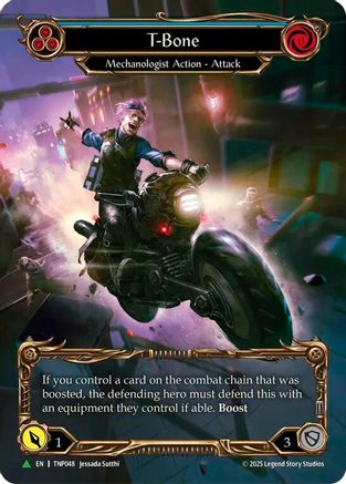 T-Bone (Blue) (Marvel) - TNP048 (TNP048) - Flesh and Blood: Promo Cards Cold Foil