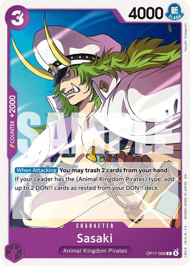 Sasaki (OP17-068) - The World's Strongest Warriors