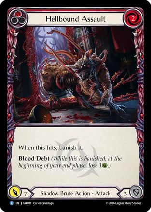 Hellbound Assault (IAR011) - Usurp the Shadow Throne Rainbow Foil