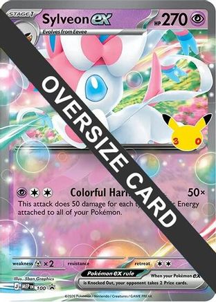 Sylveon ex 100  Jumbo Cards - Promo