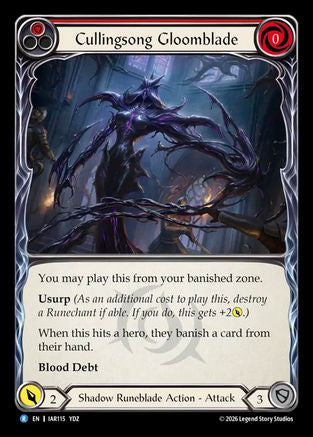 Cullingsong Gloomblade (IAR115) - Usurp the Shadow Throne