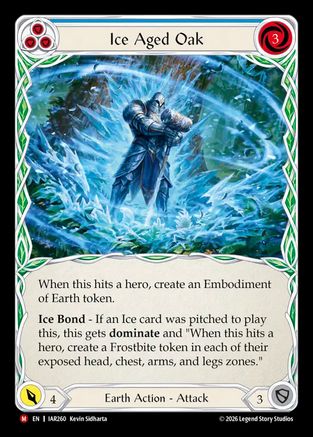 Ice Aged Oak (IAR260) - Usurp the Shadow Throne Rainbow Foil