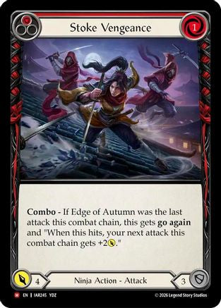 Stoke Vengeance (IAR245) - Usurp the Shadow Throne Rainbow Foil