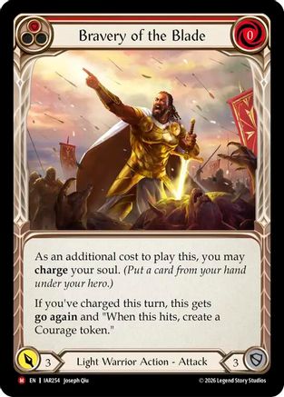 Bravery of the Blade (IAR254) - Usurp the Shadow Throne Rainbow Foil