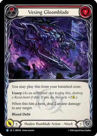 Vexing Gloomblade (SBW018) - Silver Age: Usurp the Shadow Throne