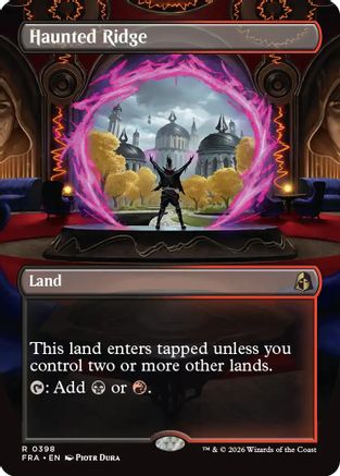 Haunted Ridge (Borderless) (FRA-398) - Reality Fracture Foil
