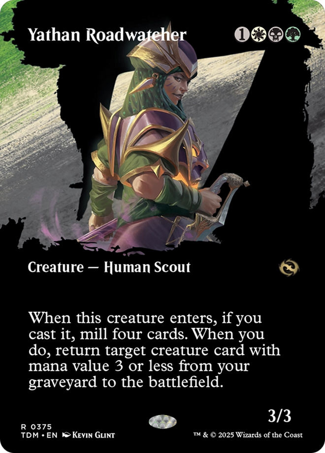 Yathan Roadwatcher (Borderless) [Tarkir: Dragonstorm]