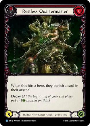 Restless Quartermaster (AMA018) - Armory Deck: Malice