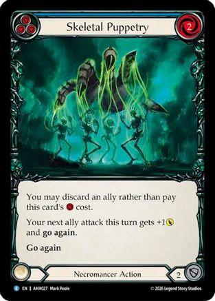 Skeletal Puppetry (Blue) (AMA027) - Armory Deck: Malice
