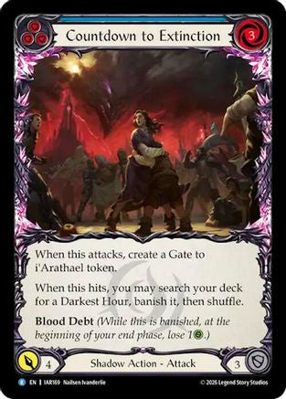 Countdown to Extinction (Blue) (IAR169) - Usurp the Shadow Throne