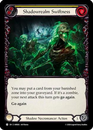 Shadowrealm Swiftness (IAR083) - Usurp the Shadow Throne Rainbow Foil