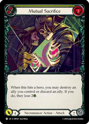 Mutual Sacrifice (Yellow) (IAR104) - Usurp the Shadow Throne Rainbow Foil