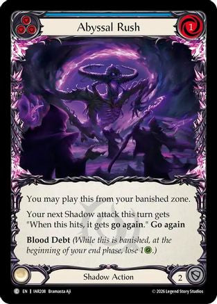 Abyssal Rush (IAR208) - Usurp the Shadow Throne Rainbow Foil