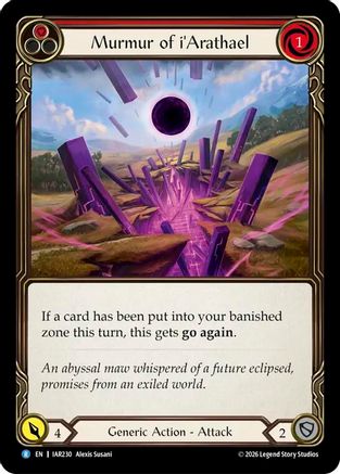 Murmur of i'Arathael (IAR230) - Usurp the Shadow Throne Rainbow Foil