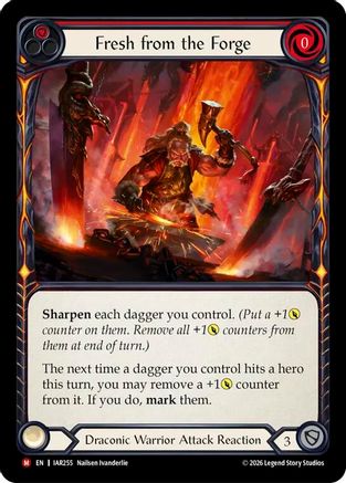 Fresh from the Forge (IAR255) - Usurp the Shadow Throne