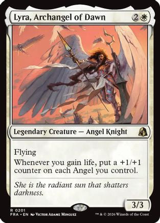 Lyra, Archangel of Dawn (FRA-201) - Reality Fracture Foil