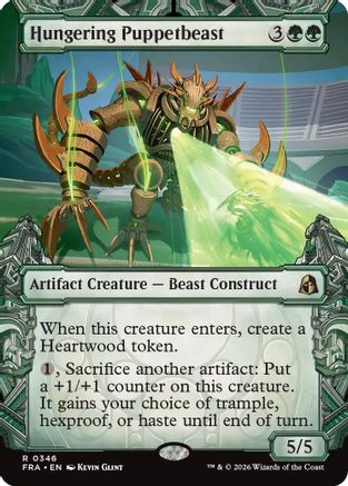 Hungering Puppetbeast (Showcase) (FRA-346) - Reality Fracture Foil