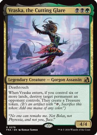 Vraska, the Cutting Glare (FRA-278) - Reality Fracture