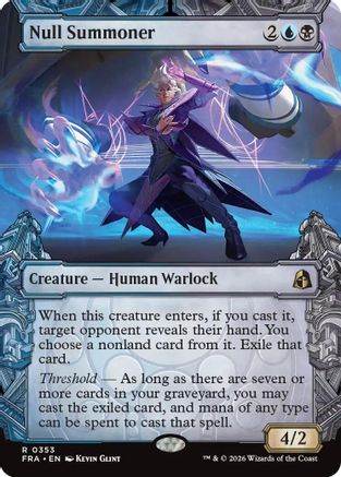 Null Summoner (Showcase) (FRA-353) - Reality Fracture Foil