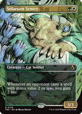 Solarium Sentry (Borderless) (FRA-376) - Reality Fracture Foil