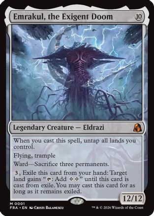 Emrakul, the Exigent Doom (FRA-001) - Reality Fracture Foil