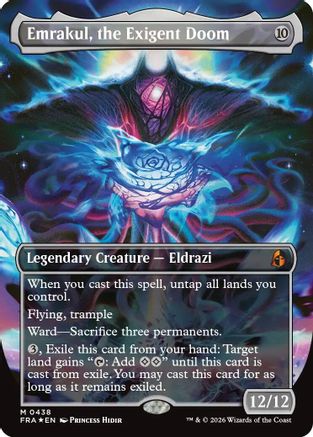 Emrakul, the Exigent Doom (Borderless) (FRA-438) - Reality Fracture Foil